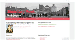 Desktop Screenshot of middelburgdronk.nl