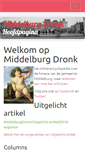 Mobile Screenshot of middelburgdronk.nl