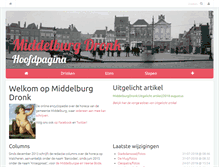 Tablet Screenshot of middelburgdronk.nl